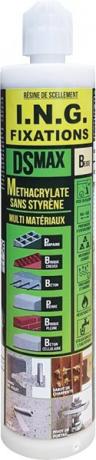 Résine méthacrylate DSMax - scellement chimique - Quincaillerie Portalet